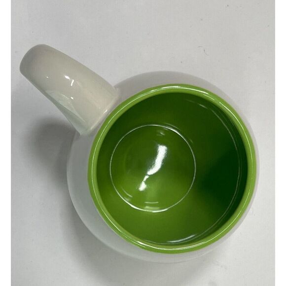 Rae Dunn Christmas JOY Reindeer Coffee Tea Mug Green Interior Artisan Collection - Picture 6 of 7